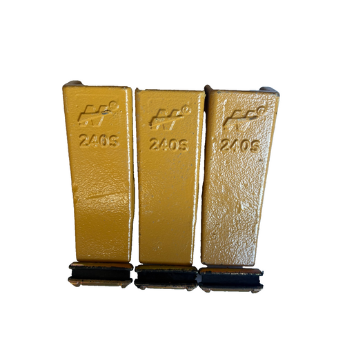 3 Set 24 240 2400 077-2832 240S Teeth W/ 24Fp 24Pn 240Pn Flex Pins For Bucket