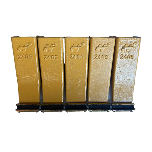 5 Set 24 240 2400 077-2832 240S Teeth W/ 24Fp 24Pn 240Pn Flex Pins For Bucket