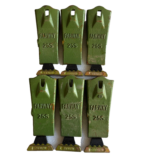 6Pk  25S 25T  Teeth W/ 25-30Lk  Locks ,25Pn  25-30Pn Pins For Bucket 25 Series