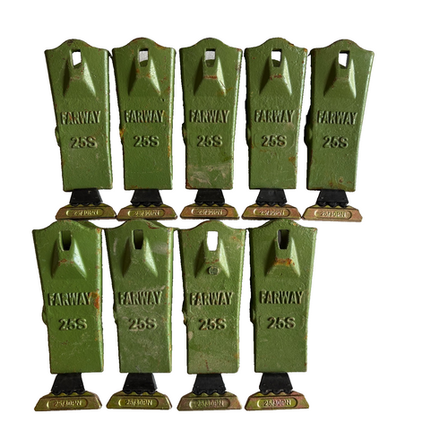 9 Pk  25S 25T  Teeth W/ 25-30Lk  Locks ,25Pn  25-30Pn Pins For Bucket 25 Series