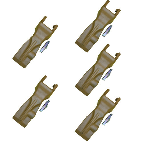 5 Pk 40Gpe Bucket Teeth Voe 14523553 Pin Voe 14524860 Fits Volvo Ec330B Ec290B