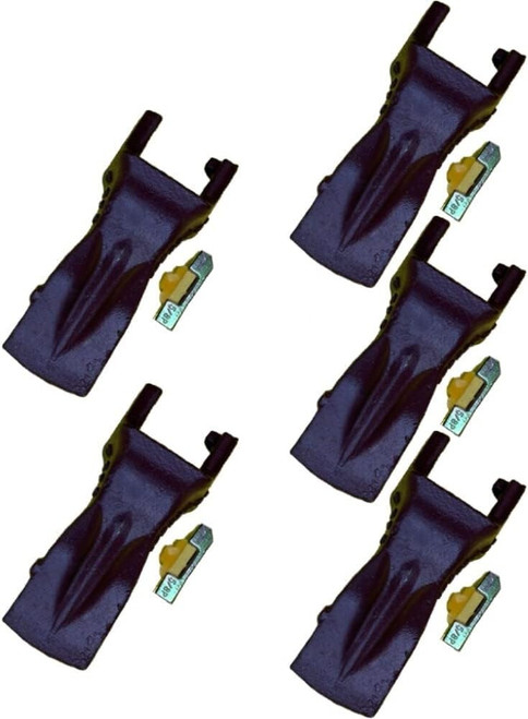 5Pk 5603431 5Gpc Teeth With Pin 15603422 Fits For Volvo Ecr38 Ec35C Mc70B Mc80B