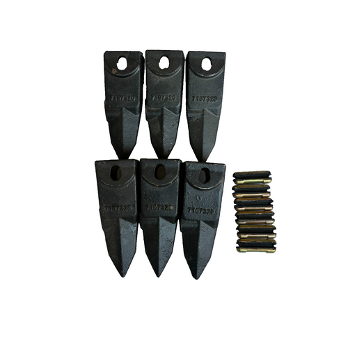6Pk 7107320 6737325T Teeth W/ Pin 23Fp 6737326  For X156X Shank 7107324 6737324