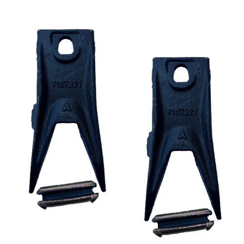 7107321  6737325Wt X156X Style Skid Bucket Tooth Teeth Flexpin 6737326 23Fp 2Pk