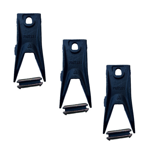 7107321  6737325Wt X156X Style Skid Bucket Tooth Teeth Flexpin 6737326 23Fp 3Pk