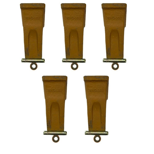 5 Pcs 7T3402 7T-3402 Teeth With  Pin 7T3408 Ring 8E8409 Fits For Cat J400 Tooth