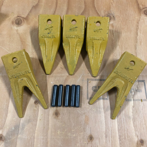 3 Pk X156T Rock Bucket Teeh,2 Pk X156Wt Rock Bucket Teeth ,P156 Pin 5Pk