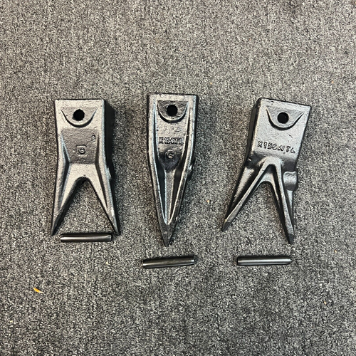 3  Pack Tiger & Twin Tiger Bucket Teeth W Roll Pins - X156Tl 1 Pc, X156Wtl 2 Pcs