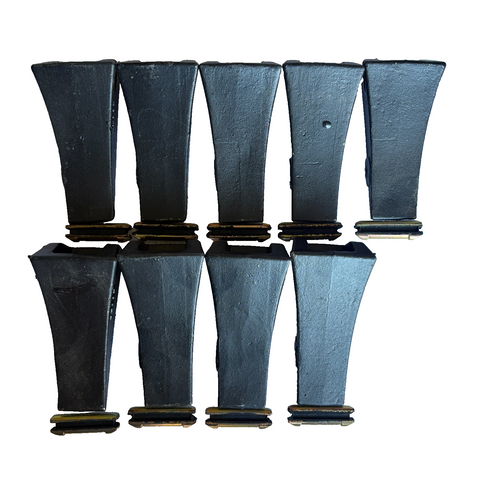 9 Set Tf23D Tf-23 Digging Teeth W/ Flex Pin Tf23P For 230 2300 23 Bucket Shanks