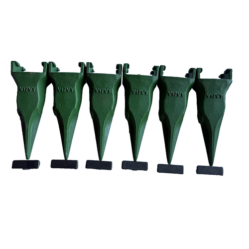 6Pc V17Vy V17Tl Teeth W Flex Pin S V13Pn V17Pn For Adapter 833-V17 Bucekt Tooth