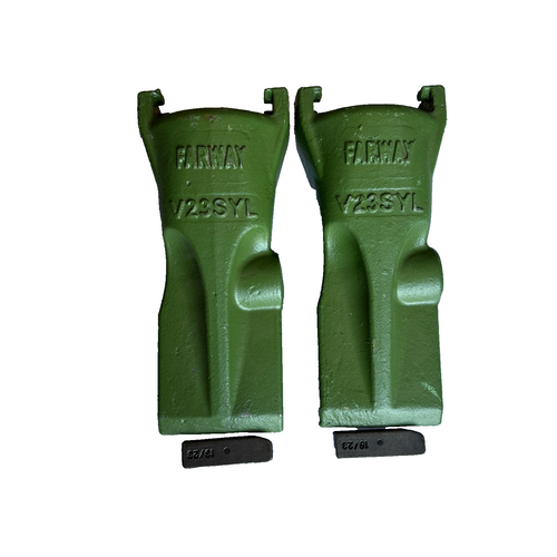 Farway 2Pk V23Syl 23Syl  Teeth W V23Pn Flex Pins For 833-V23 Bucket Adapter