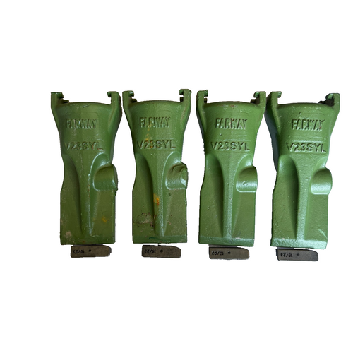 Farway 4 Pk V23Syl 23Syl  Teeth W V23Pn Flex Pins For 833-V23 Bucket Adapter