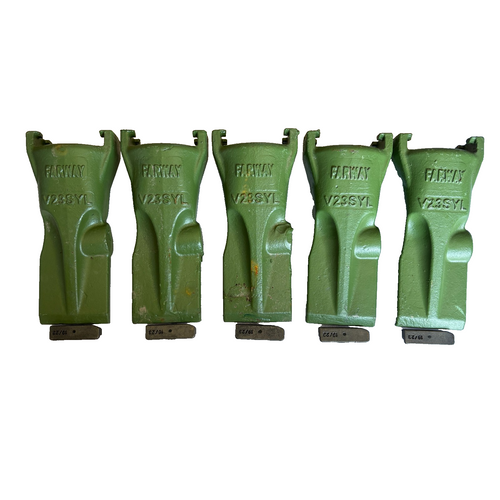 Farway 5 Pk V23Syl 23Syl  Teeth W V23Pn Flex Pins For 833-V23 Bucket Adapter