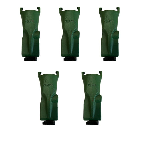 5-Set  V23Syl 23Syl V23 Bucket  Teeth W/ 23 Pn V23Pn Flex Pins For 833-V23 Shank