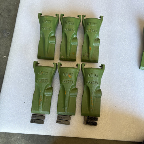 Farway 6 Set V23Syl 23Syl V23 Bucket Teeth W/ 23 Pn V23Pn Flex Pins For 833-V23