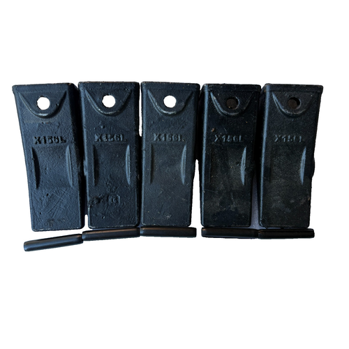 5Pk X156L Long Dirt Bucket Teeth W Pins X156Lpn P156 1914210182 For X156 Shanks