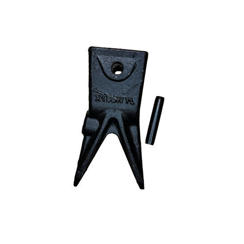 2  Pc X156Wtl X156Wt Twin Tiger Bucket Teeth W Roll Pins P156  For X156Fl Shanks