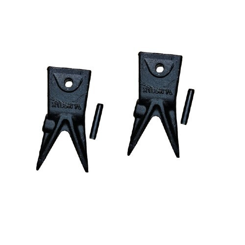 2Pk Fits For X156 Twin Tiger Rock Bucket Teeth Tooth X156Wtl W Roll Pins  P156