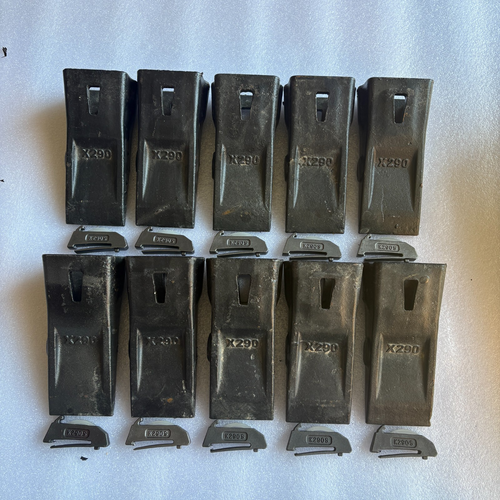 10 Set X290  Teeth With K290S Steel Locks Fits For X290 Bucket  Adapter Tooth