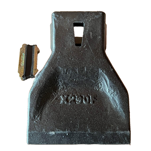 X290F Flare Bucket Teeth With P290Stp Steel Locks Fits For X290 Bucket Adapter