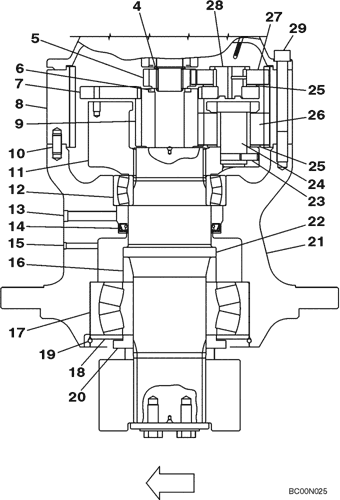 Kbc0127   Kbc0110 Kbc0157 Swing Reduction Device Fits For  Cx240