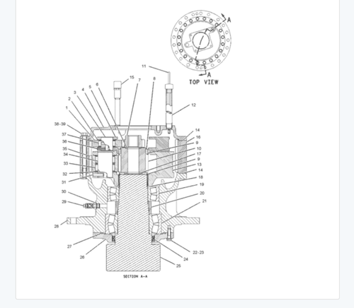114-1305 Drive Gp Swing Reduction Fits Caterpillar Cat E330B 330B 330B L