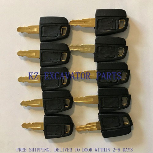 10 pcs 5P-8500 KEYS IGNITION KEY FOR CAT LOADER,EXCAVATOR