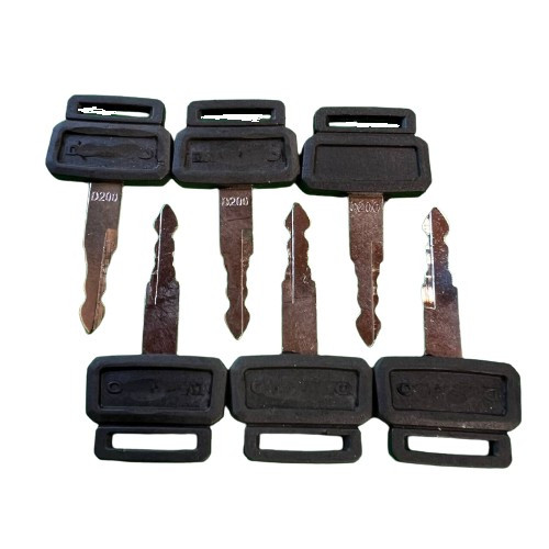 6 pcs keys D200 FITS Daewoo,Doosan Excavator & Heavy Equipment DH220,DX220,S220 6 pcs keys D200 FITS Daewoo,Doosan Excavator & Heavy Equipment DH220,DX220,S220