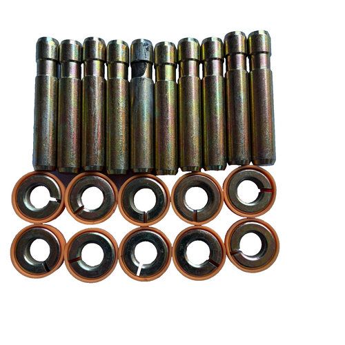 10-Pk  Pin'S 8E6259  Fastener'S 8E6258 For Cat J250  1U3252 1U3252Wt  Teeth