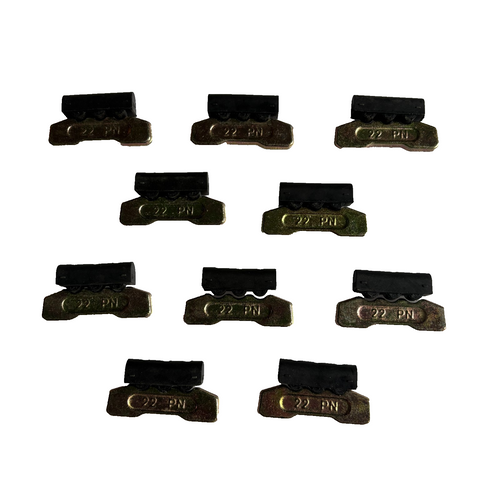 10 Pack 22Pn  Pins With  22Lk  Rubber  Lock Fits For 22S  Bucket Teeth ,Adapter