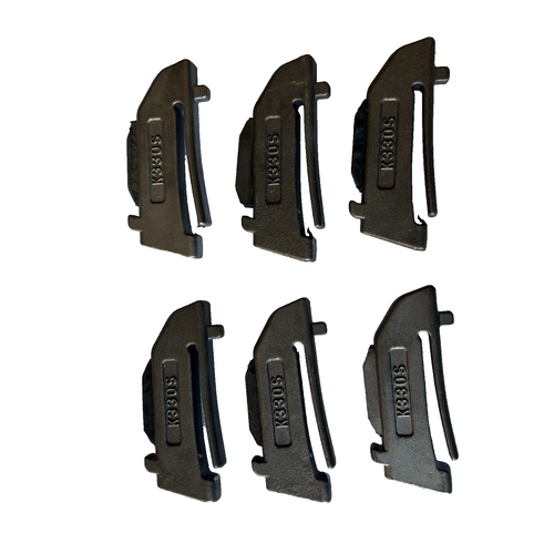 6 Pcs  K330S Spring Flex Pin Skid Steer  Backhoe Fits For  X330 Teeth Bucket