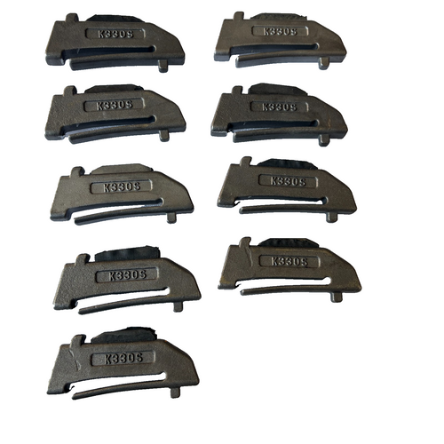 9 Pcs K330S Spring Flex Pin Teeth Skid Steer Backhoe Fits For X330 Bucket Teeth