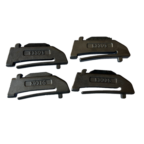 4 Pcs K330S Spring Flex Pin Teeth Skid Steer Backhoe Fits For X330 Teeth & Shank