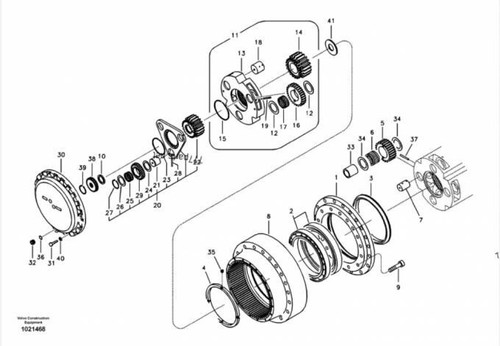 14528260 Travel Reduction ,Device Fits For Ec330B Ec360B