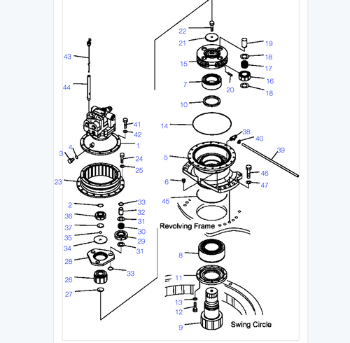 207-26-61210 Oil Seal Fits Komatsu Pc300-6 Pc300-7 Pc350-7 Swing Reduction