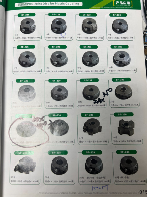 Knj19710 Coupling Flange  Hub For Case Cx130B Cx135C 1C145C