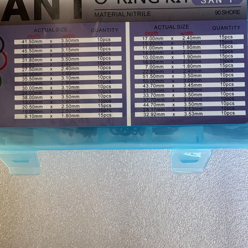 Fits For Sany  Heavy Equiment   O-Ring Box O Ring Kit ,Sy55 Sy60 Sy75 Sy130 Sy115 Sy210 Sy215 235