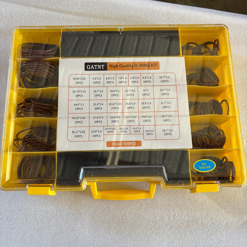 Gatnt O-Ring Box O Ring Kit 505 Pc Fits  For Volvo Excavator Loader  Grader Dozer Backhoe Heavy Equiment