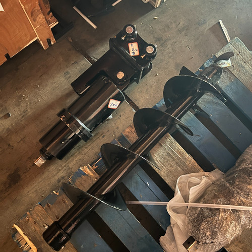 Auger Drill Attachment For Mini Excavators Skid Steer Pc20 Pc25 E302 302.5