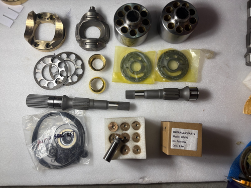 Hpv95H Pump:Cam,Sahft ,Piston,Cyl Block ,Set Plate ,Valve Plate ,Guide Pc200-8