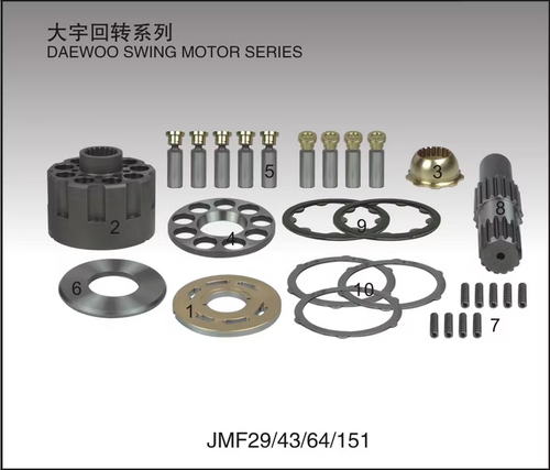 Jmf29 Jmf43 Swing Motor Fric Plate And Steel For  Dh55 60 Fr60-7 Xcmg Xe60 Yc85