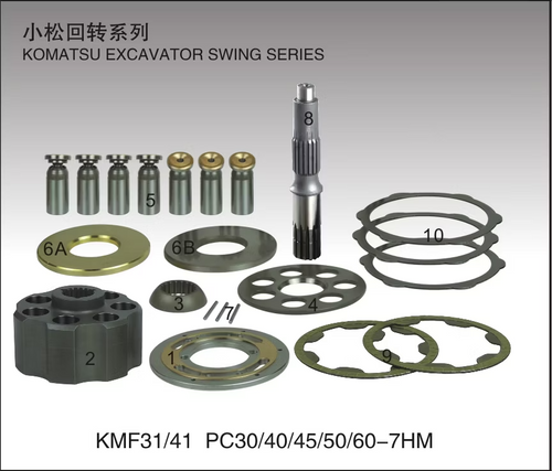 Jmf41 Swing Motor Parts Block Cylinder,Vavle Plate ,Set For Pc60-7 Pc70-7