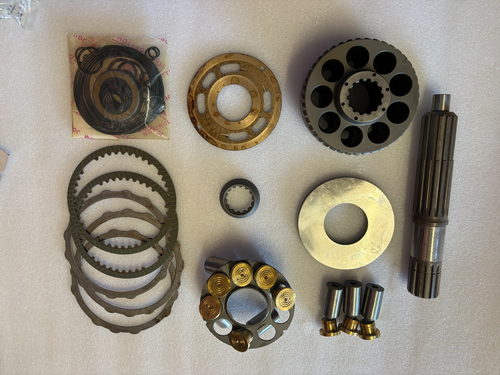 M2X63 Swing Motor Repair Parts Cylinder Block ,Valve Plate ,Piston ,Set Plate,Fric Plate ,Ball Guide,Seal Kit Sk135Sr-2