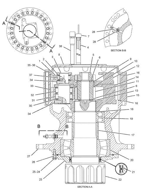 114-1293 Cage, Seal Cover Fits For Caterpillar Cat 330B 330Bl E330B Swing Device