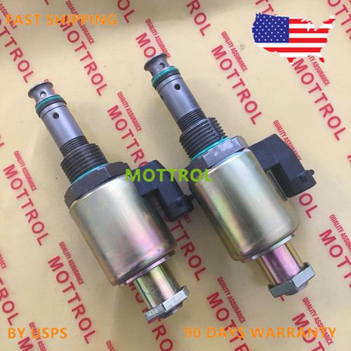 2 PCS 122-5053 1225053 VALVE GROUP SOLENOID CAT E325C E322C M325C PERKINS 3126