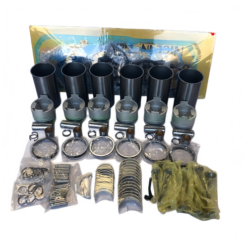 6BG1 6BG1T ENGINE REBUILD KIT FITS HITACHI ZAX200 ZAX210 ZAX230 3RINGS SQUARE