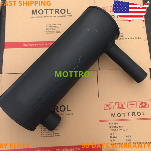 6151-13-5720 MUFFLER FITS KOMATSU EXCAVATOR PC400-5 PC450-5 ENGINE 6D125