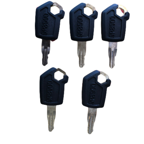 5 Pcs Equipment Excavator Ignition Loader Dozer Key For Caterpillar Cat 5P8500