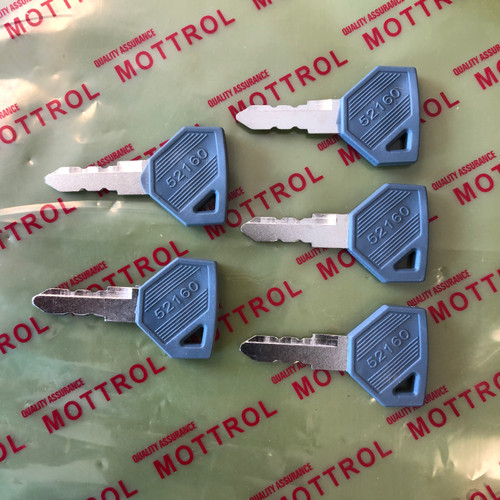 5 PCS  198360-52160 KEYS FITS YANMAR ,JOHN DEERE Excavator Grader Dozer TRACTOR EX450
