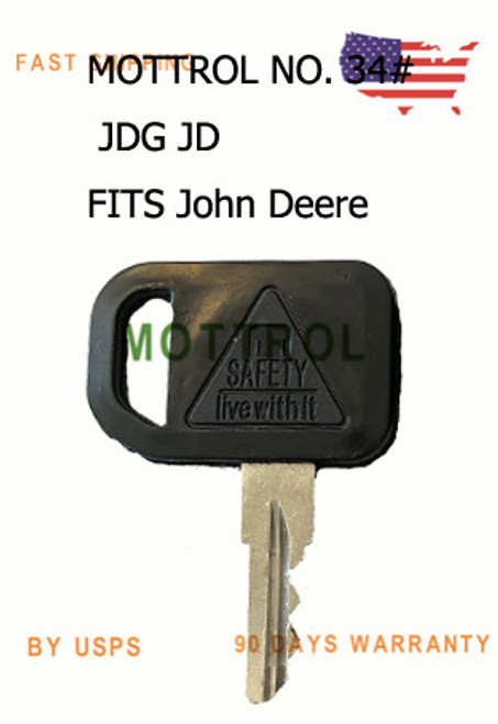 5 PCS JD JDGA Keys Fit John Deere Gator Mower Tractors Bobcat Cub Cadet Ditch Witch M4